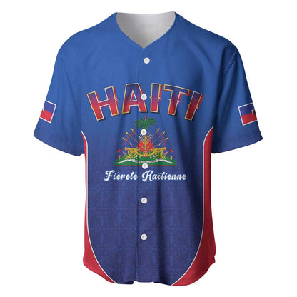 Afro-Haitians World Football 2026 Baseball Jersey Haiti est de Retour Blue Voodoo Veve Spirits LT9