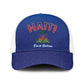 Afro-Haitians World Football 2026 Baseball Net Cap Haiti est de Retour Blue Voodoo Veve Spirits - African Pride