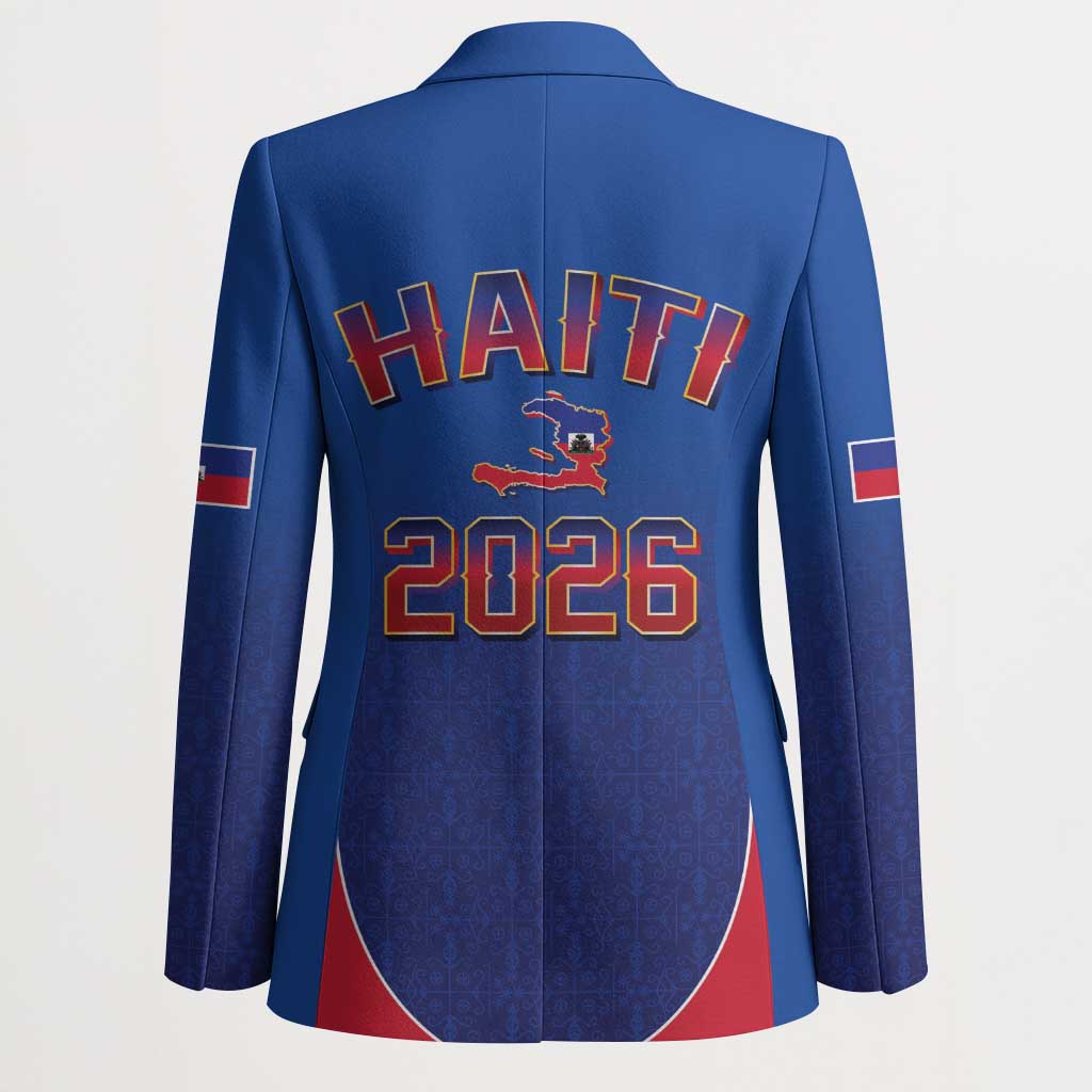 Afro-Haitians World Football 2026 Blazer Haiti est de Retour Blue Voodoo Veve Spirits