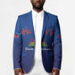 Afro-Haitians World Football 2026 Blazer Haiti est de Retour Blue Voodoo Veve Spirits