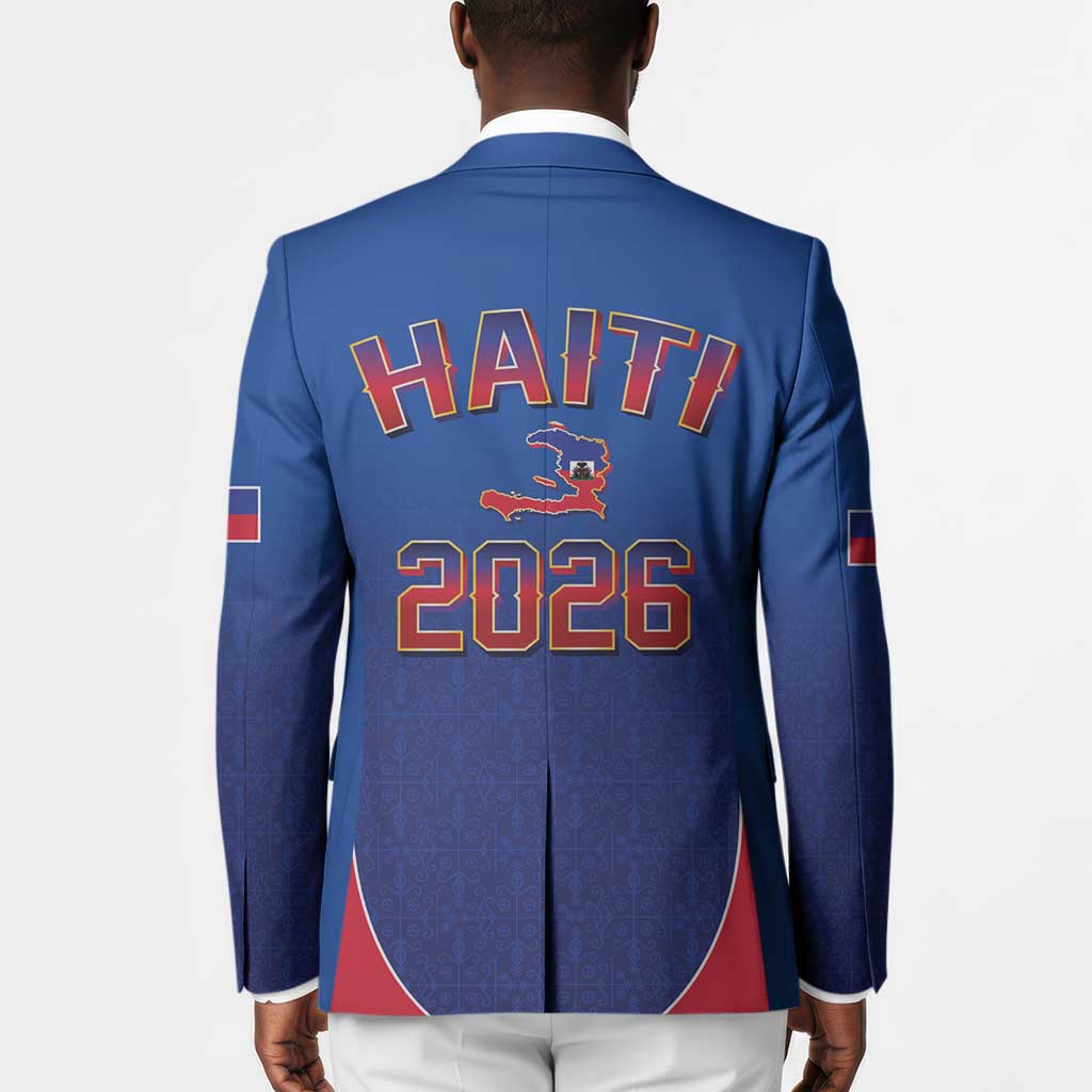 Afro-Haitians World Football 2026 Blazer Haiti est de Retour Blue Voodoo Veve Spirits