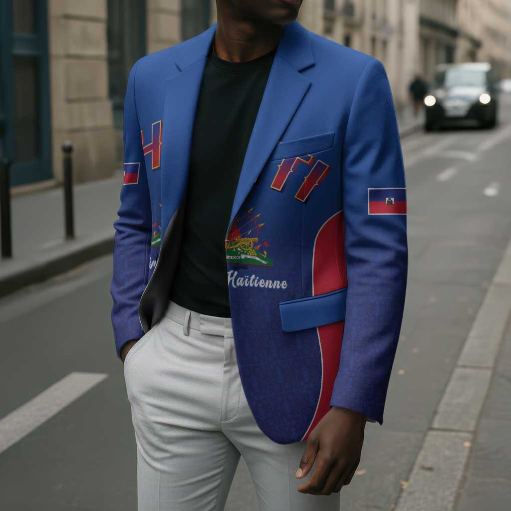 Afro-Haitians World Football 2026 Blazer Haiti est de Retour Blue Voodoo Veve Spirits