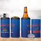 Afro-Haitians World Football 2026 4 in 1 Can Cooler Tumbler Haiti est de Retour Blue Voodoo Veve Spirits - African Pride