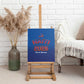 Afro-Haitians World Football 2026 Canvas Wall Art Haiti est de Retour Blue Voodoo Veve Spirits - African Pride