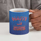 Afro-Haitians World Football 2026 Ceramic Mug Haiti est de Retour Blue Voodoo Veve Spirits