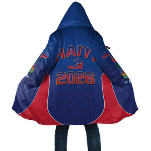 Afro-Haitians World Football 2026 Cloak Haiti est de Retour Blue Voodoo Veve Spirits