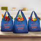 Afro-Haitians World Football 2026 Grocery Bag Haiti est de Retour Blue Voodoo Veve Spirits - African Pride