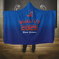 Afro-Haitians World Football 2026 Hooded Blanket Haiti est de Retour Blue Voodoo Veve Spirits - African Pride