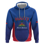 Afro-Haitians World Football 2026 Hoodie Haiti est de Retour Blue Voodoo Veve Spirits - African Pride