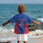 Afro-Haitians World Football 2026 Kid Hawaiian Shirt Haiti est de Retour Blue Voodoo Veve Spirits - African Pride