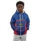 Afro-Haitians World Football 2026 Kid Hoodie Haiti est de Retour Blue Voodoo Veve Spirits - African Pride