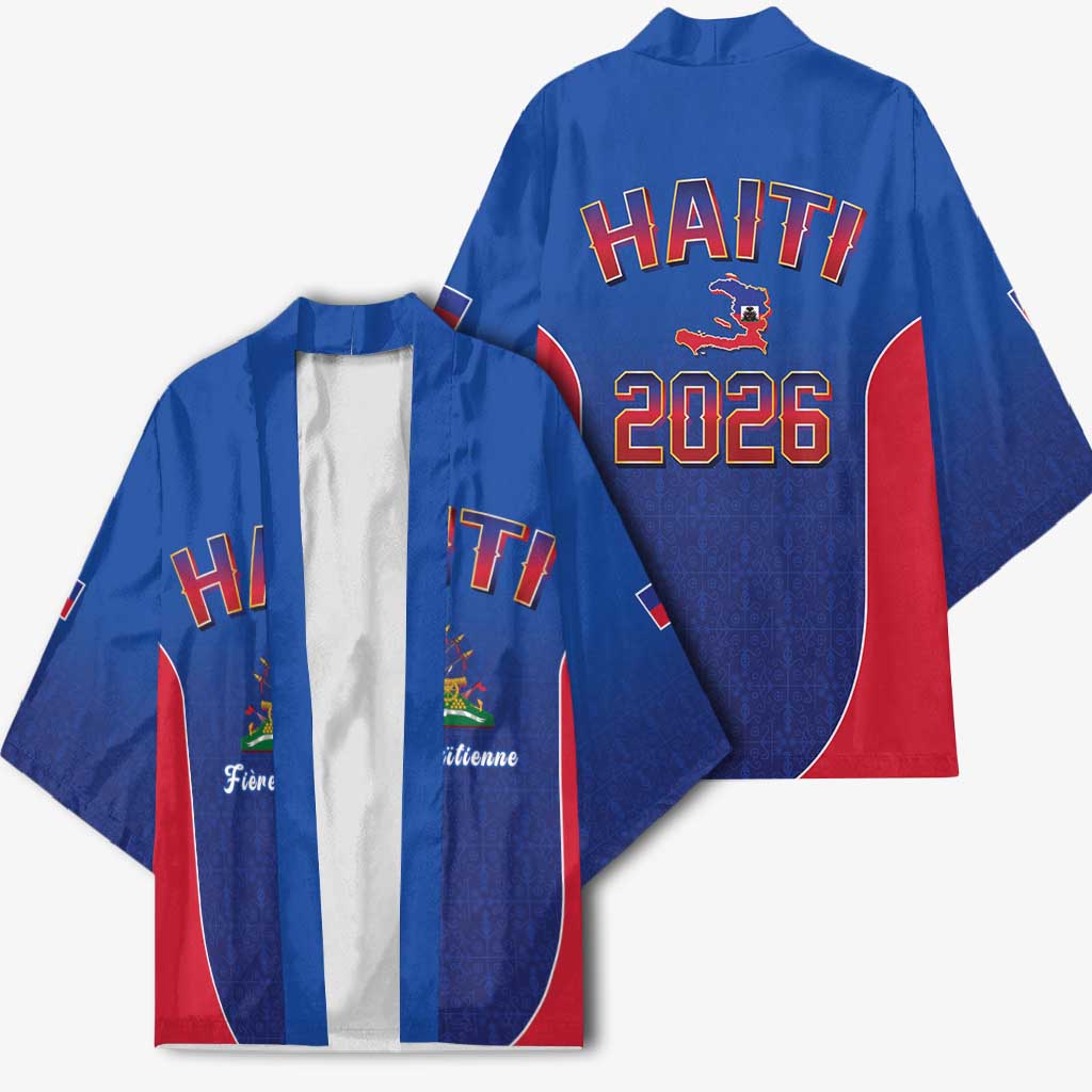 Afro-Haitians World Football 2026 Kimono Haiti est de Retour Blue Voodoo Veve Spirits