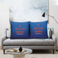 Afro-Haitians World Football 2026 Pillow Cover Haiti est de Retour Blue Voodoo Veve Spirits