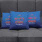 Afro-Haitians World Football 2026 Pillow Cover Haiti est de Retour Blue Voodoo Veve Spirits