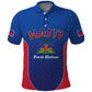 Afro-Haitians World Football 2026 Polo Shirt Haiti est de Retour Blue Voodoo Veve Spirits LT9