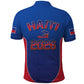 Afro-Haitians World Football 2026 Polo Shirt Haiti est de Retour Blue Voodoo Veve Spirits LT9
