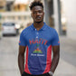 Afro-Haitians World Football 2026 Polo Shirt Haiti est de Retour Blue Voodoo Veve Spirits - African Pride