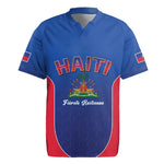 Afro-Haitians World Football 2026 Rugby Jersey Haiti est de Retour Blue Voodoo Veve Spirits LT9