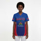 Afro-Haitians World Football 2026 Scrub Top Haiti est de Retour Blue Voodoo Veve Spirits - African Pride