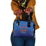 Afro-Haitians World Football 2026 Shoulder Handbag Haiti est de Retour Blue Voodoo Veve Spirits - African Pride