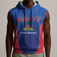 Afro-Haitians World Football 2026 Sleeveless Hoodie Haiti est de Retour Blue Voodoo Veve Spirits - African Pride