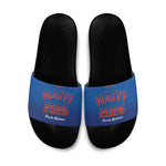 Afro-Haitians World Football 2026 Slide Sandals Haiti est de Retour Blue Voodoo Veve Spirits