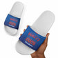 Afro-Haitians World Football 2026 Slide Sandals Haiti est de Retour Blue Voodoo Veve Spirits