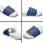 Afro-Haitians World Football 2026 Slide Sandals Haiti est de Retour Blue Voodoo Veve Spirits