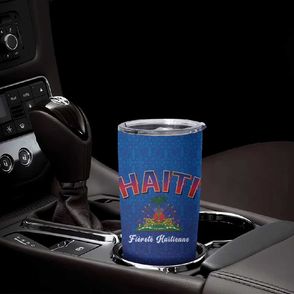 Afro-Haitians World Football 2026 Tumbler Cup Haiti est de Retour Blue Voodoo Veve Spirits - African Pride