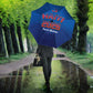 Afro-Haitians World Football 2026 Umbrella Haiti est de Retour Blue Voodoo Veve Spirits