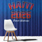 Afro-Haitians World Football 2026 Window Curtain Haiti est de Retour Blue Voodoo Veve Spirits - African Pride