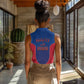 Afro-Haitians World Football 2026 Women Sleeveless Polo Shirt Haiti est de Retour Blue Voodoo Veve Spirits - African Pride