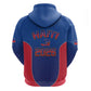 Afro-Haitians World Football 2026 Zip Hoodie Haiti est de Retour Blue Voodoo Veve Spirits - African Pride