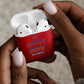 Afro-Haitians World Football 2026 AirPods Case Haiti est de Retour Red Voodoo Veve Spirits