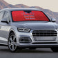 Afro-Haitians World Football 2026 Auto Sun Shade Haiti est de Retour Red Voodoo Veve Spirits