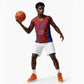 Afro-Haitians World Football 2026 Basketball Jersey Haiti est de Retour Red Voodoo Veve Spirits - African Pride