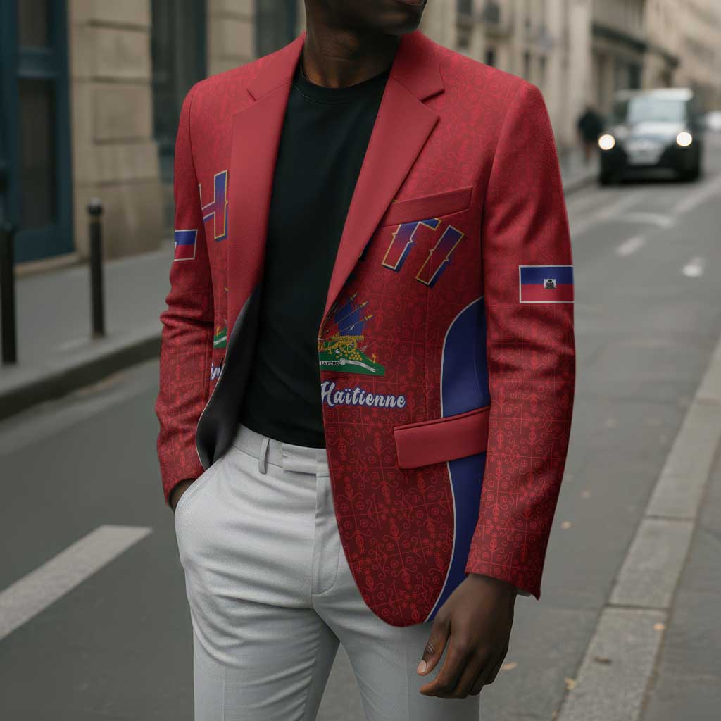 Afro-Haitians World Football 2026 Blazer Haiti est de Retour Red Voodoo Veve Spirits