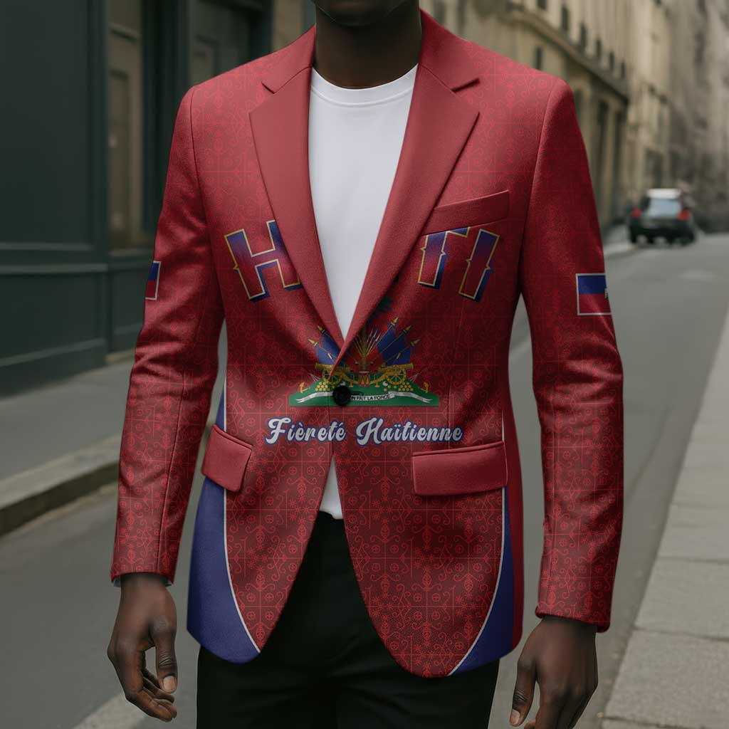 Afro-Haitians World Football 2026 Blazer Haiti est de Retour Red Voodoo Veve Spirits