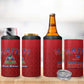 Afro-Haitians World Football 2026 4 in 1 Can Cooler Tumbler Haiti est de Retour Red Voodoo Veve Spirits - African Pride