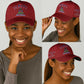 Afro-Haitians World Football 2026 Classic Cap Haiti est de Retour Red Voodoo Veve Spirits - African Pride
