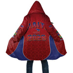 Afro-Haitians World Football 2026 Cloak Haiti est de Retour Red Voodoo Veve Spirits