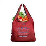 Afro-Haitians World Football 2026 Grocery Bag Haiti est de Retour Red Voodoo Veve Spirits - African Pride