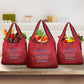 Afro-Haitians World Football 2026 Grocery Bag Haiti est de Retour Red Voodoo Veve Spirits - African Pride