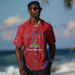 Afro-Haitians World Football 2026 Hawaiian Shirt Haiti est de Retour Red Voodoo Veve Spirits LT9