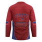 Afro-Haitians World Football 2026 Hockey Jersey Haiti est de Retour Red Voodoo Veve Spirits
