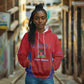 Afro-Haitians World Football 2026 Hoodie Haiti est de Retour Red Voodoo Veve Spirits - African Pride