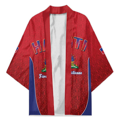 Afro-Haitians World Football 2026 Kimono Haiti est de Retour Red Voodoo Veve Spirits