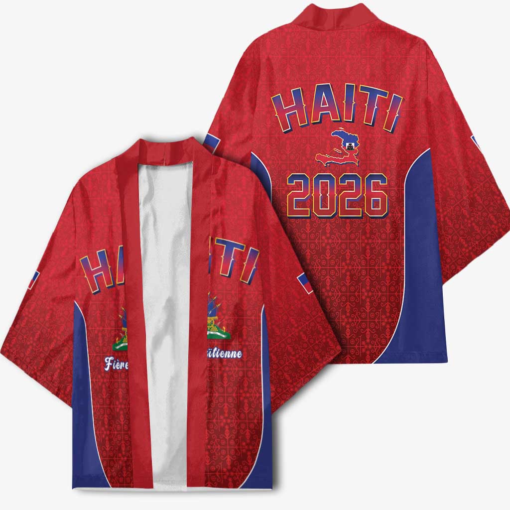 Afro-Haitians World Football 2026 Kimono Haiti est de Retour Red Voodoo Veve Spirits
