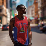 Afro-Haitians World Football 2026 Men Tank Top Haiti est de Retour Red Voodoo Veve Spirits - African Pride