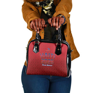 Afro-Haitians World Football 2026 Shoulder Handbag Haiti est de Retour Red Voodoo Veve Spirits - African Pride